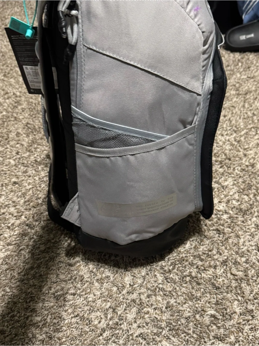 Nike Gray and Black Elite Backpack